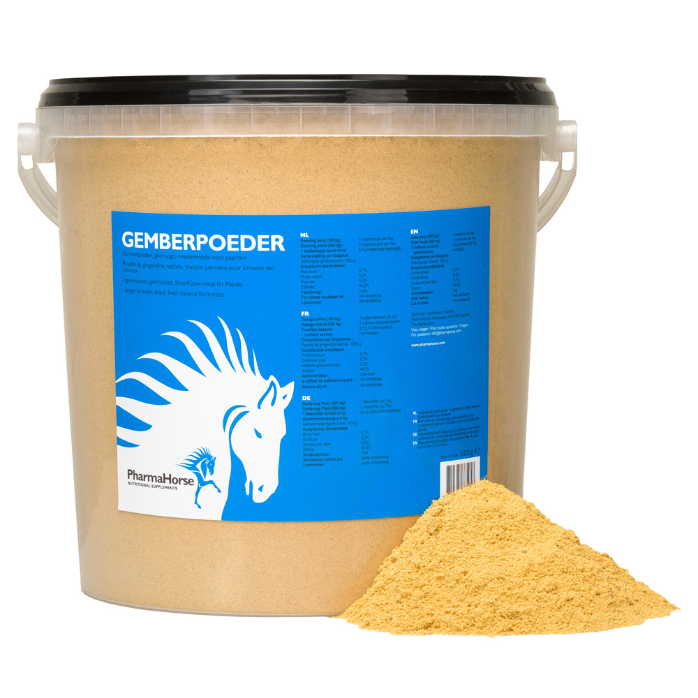 Afbeelding Gember 1000 gram door Pharmahorse.nl